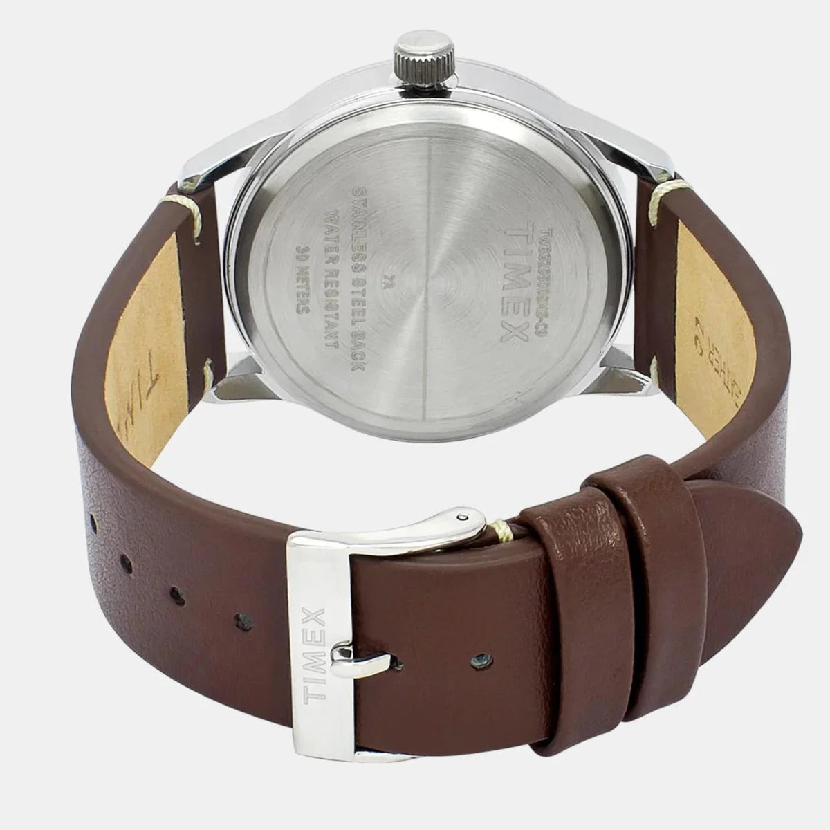Timex Fashion Quartz Blue Dial Analog Leather Men's Watch TWEG25500