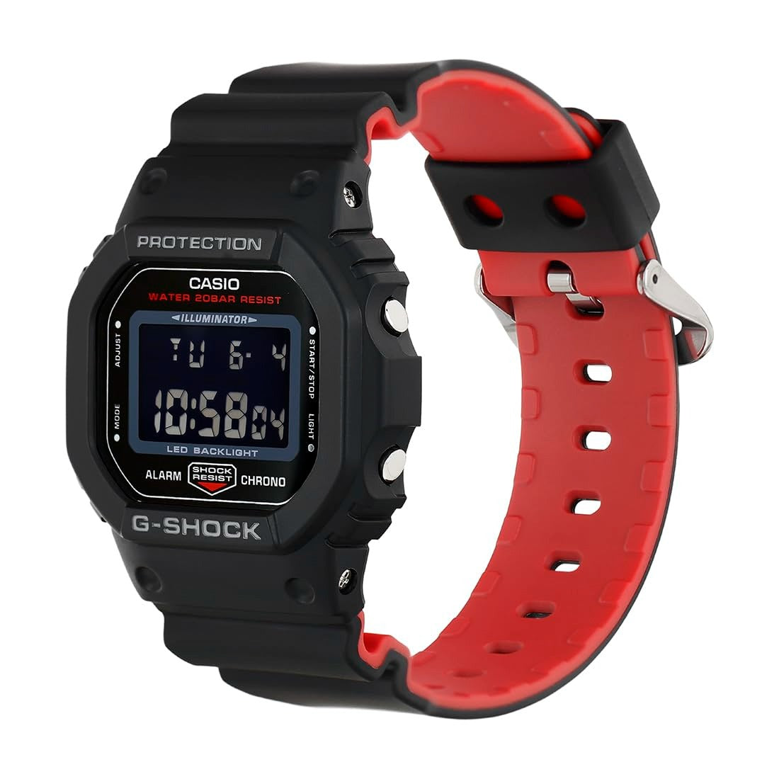 G-Shock Digital Black Dial Resin Strap Men's Watch DW-5600UHR-1DR