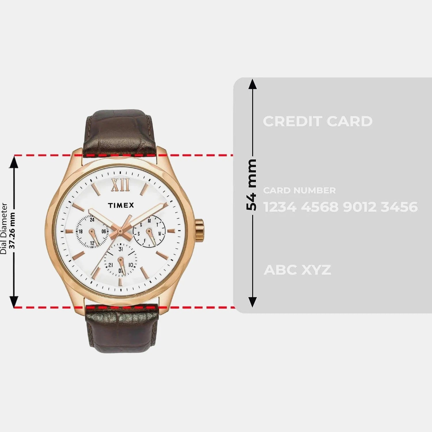 Timex Empera Quartz White Dial Chronograph Leather Men's Watch TW0TG7600