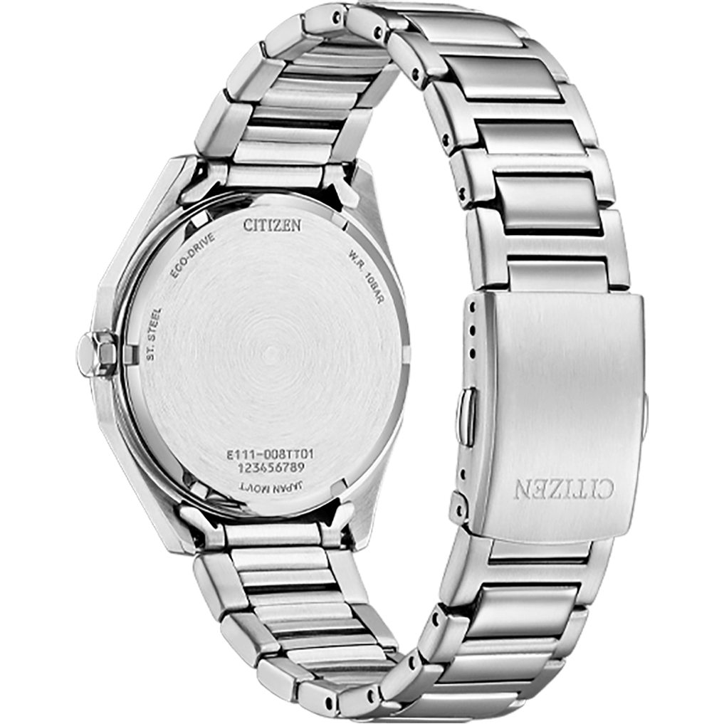 Citizen Eco-Drive Men Eco-Drive Green Dial Analog Stainless Steel Watch BM7620-83X