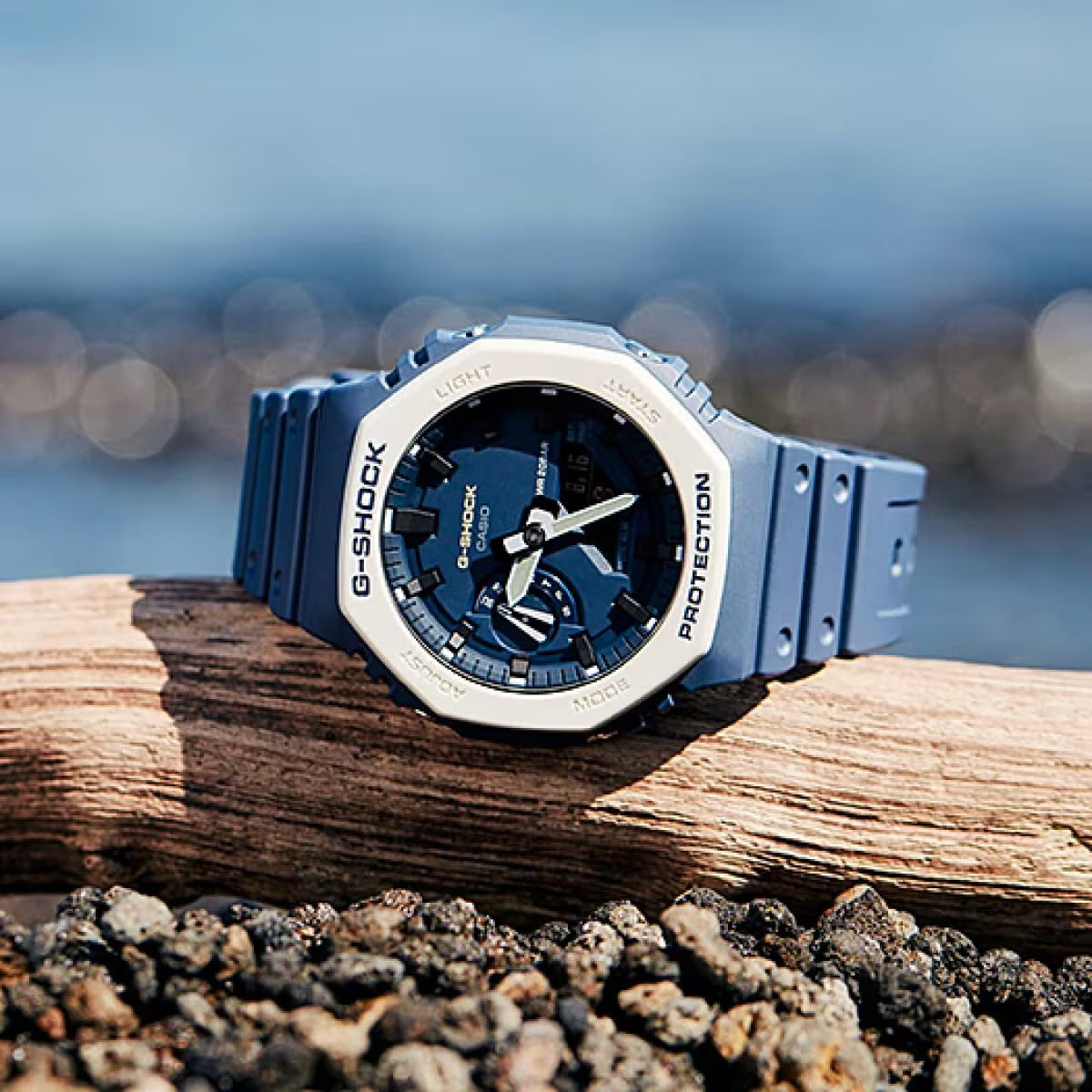 G-Shock Analog-Digital Blue Dial Men's Watch - GA-2110ET-2ADR (G1088)
