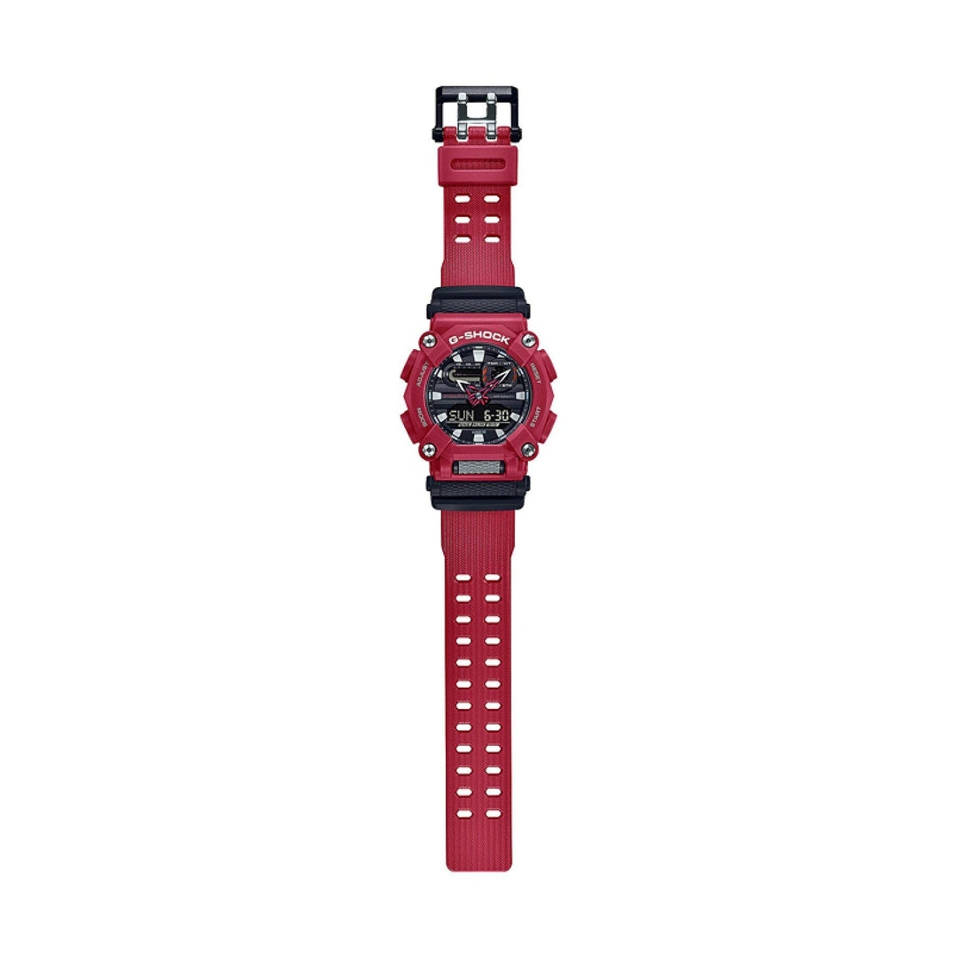 G-Shock Analog-Digital Red & black Dial Men's Watch-GA-900-4ADR - G1059