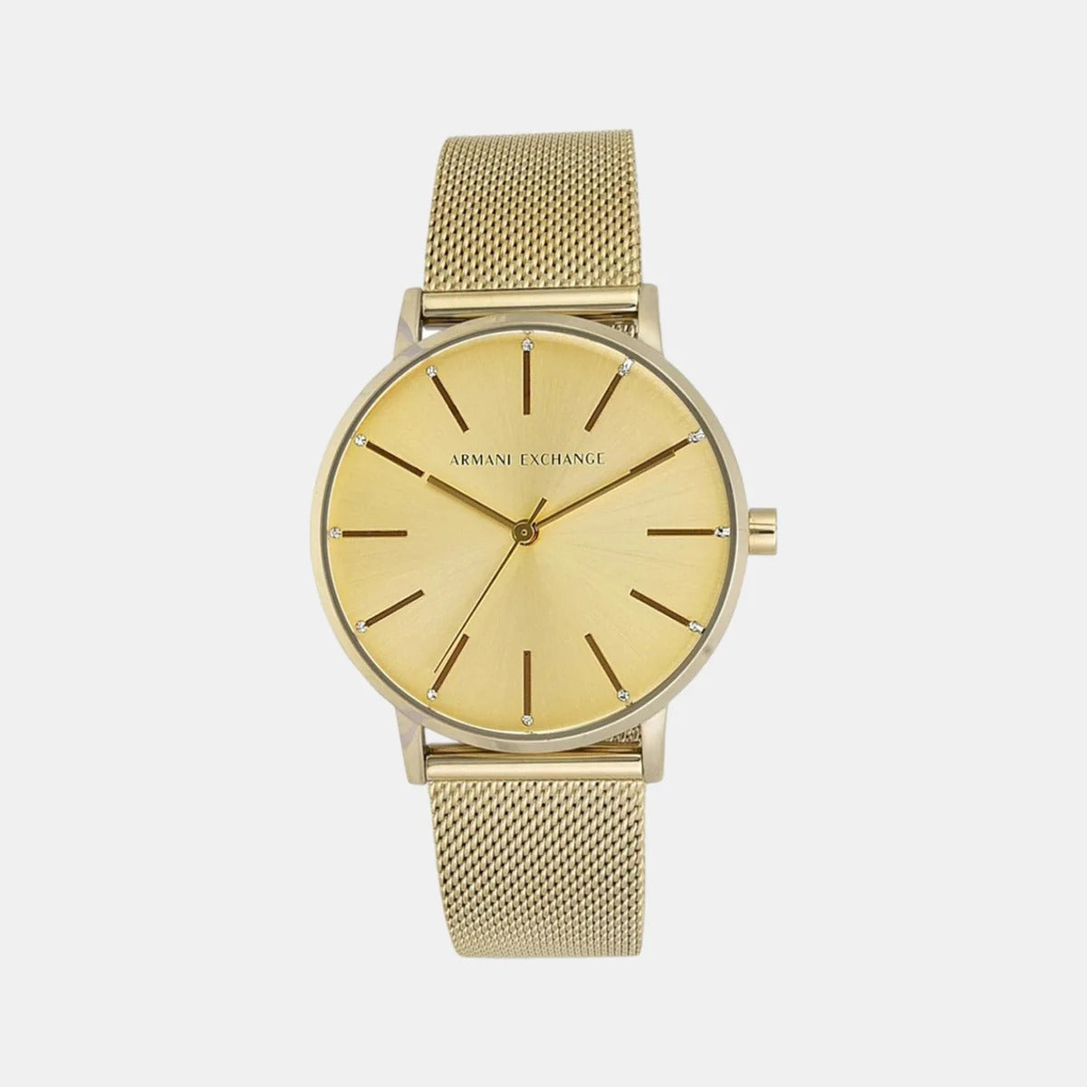 Armani Exchange Lola Gold Mesh Women's Watch AX5536