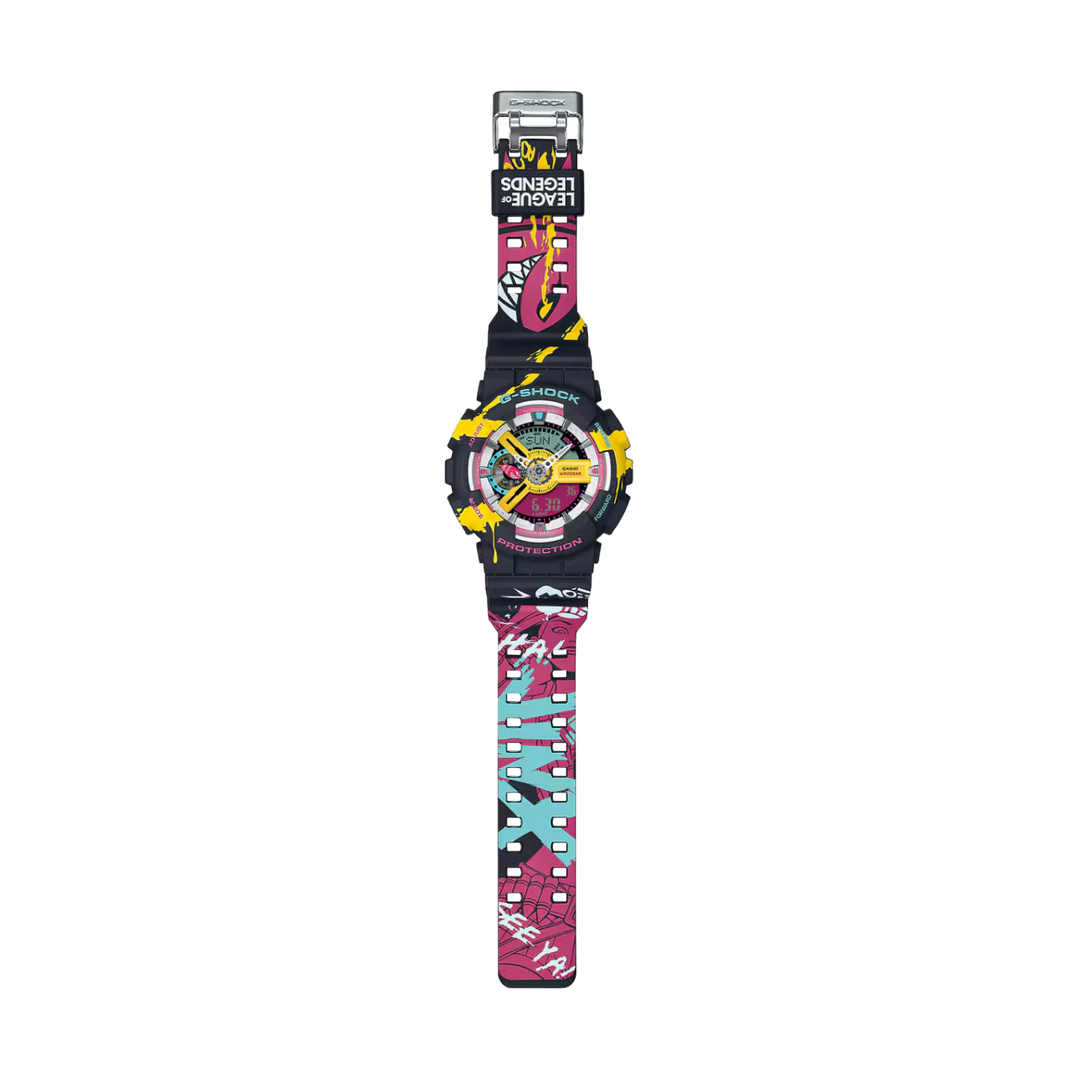 G-Shock X League of Legends Analog Digital Edition Jinx Men's Watch GA-110LL-1AER