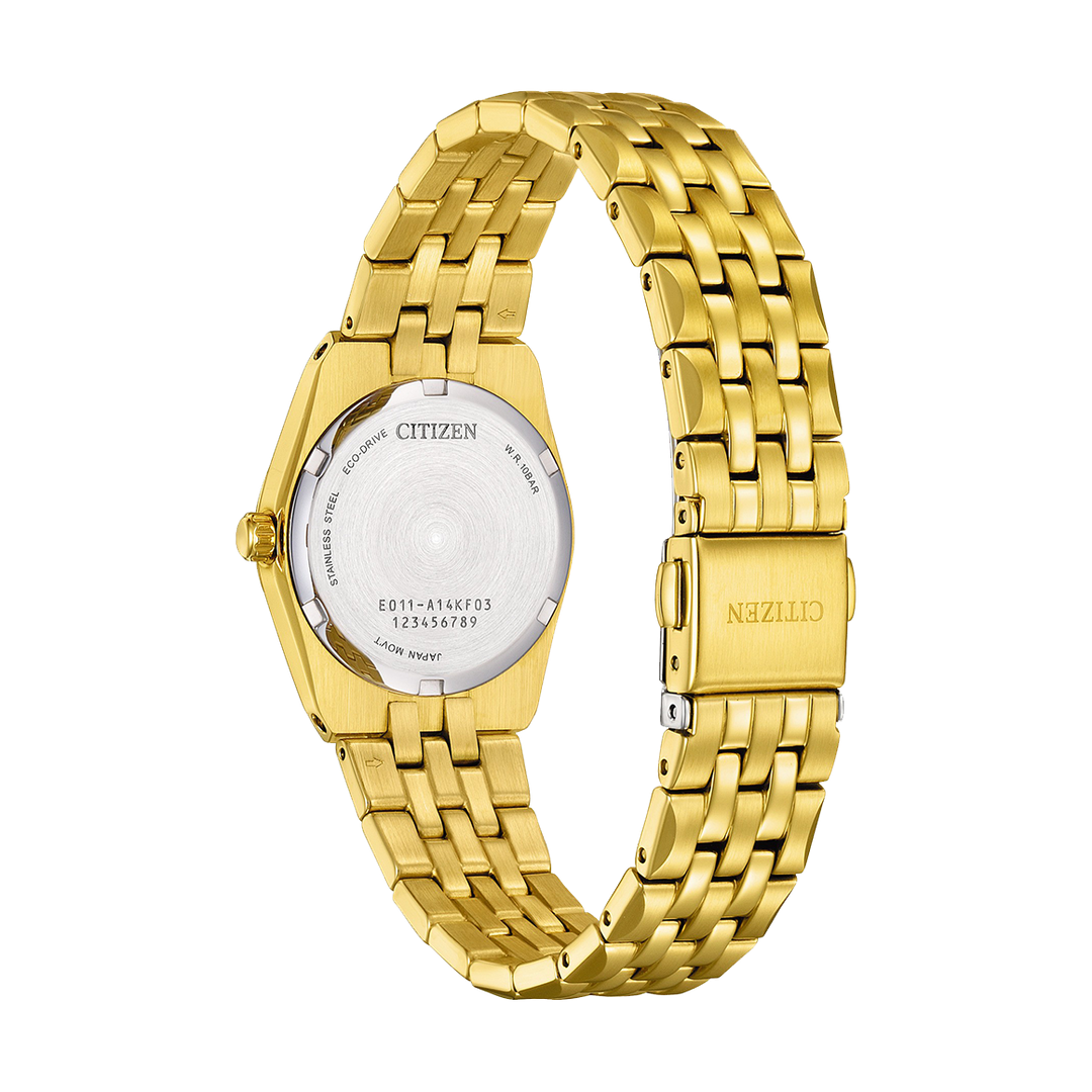 Citizen Corso Women Eco-Drive Black Dial Analog Stainless Steel Watch EW2293-56E