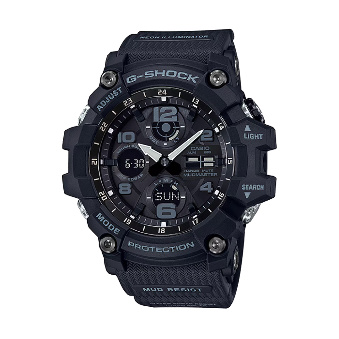G-Shock Analog-Digital Black Dial Black Resin Strap Men's Watch- GSG-100-1ADR (G830)