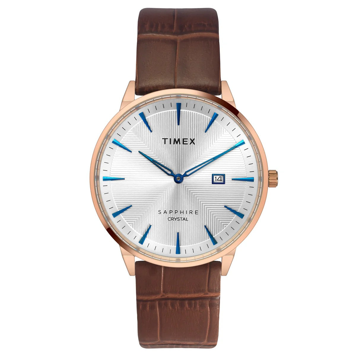 Timex Fashion Quartz Silver Dial Analog Stainless Steel Men's Watch TWEG21902