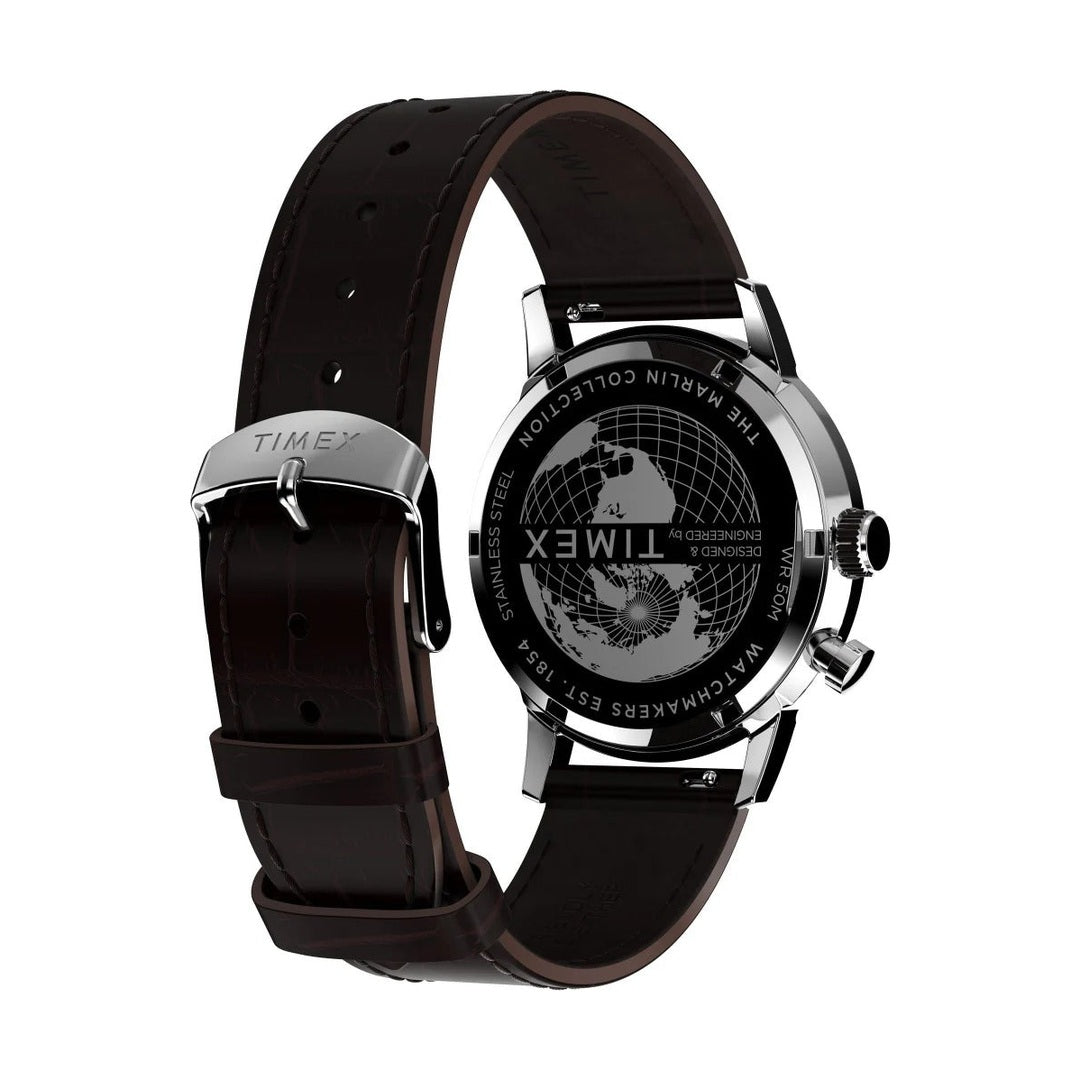 Timex Marlin Rose Gold Dial Multifunction Moon Phase Men's Watch TW2W51100UJ