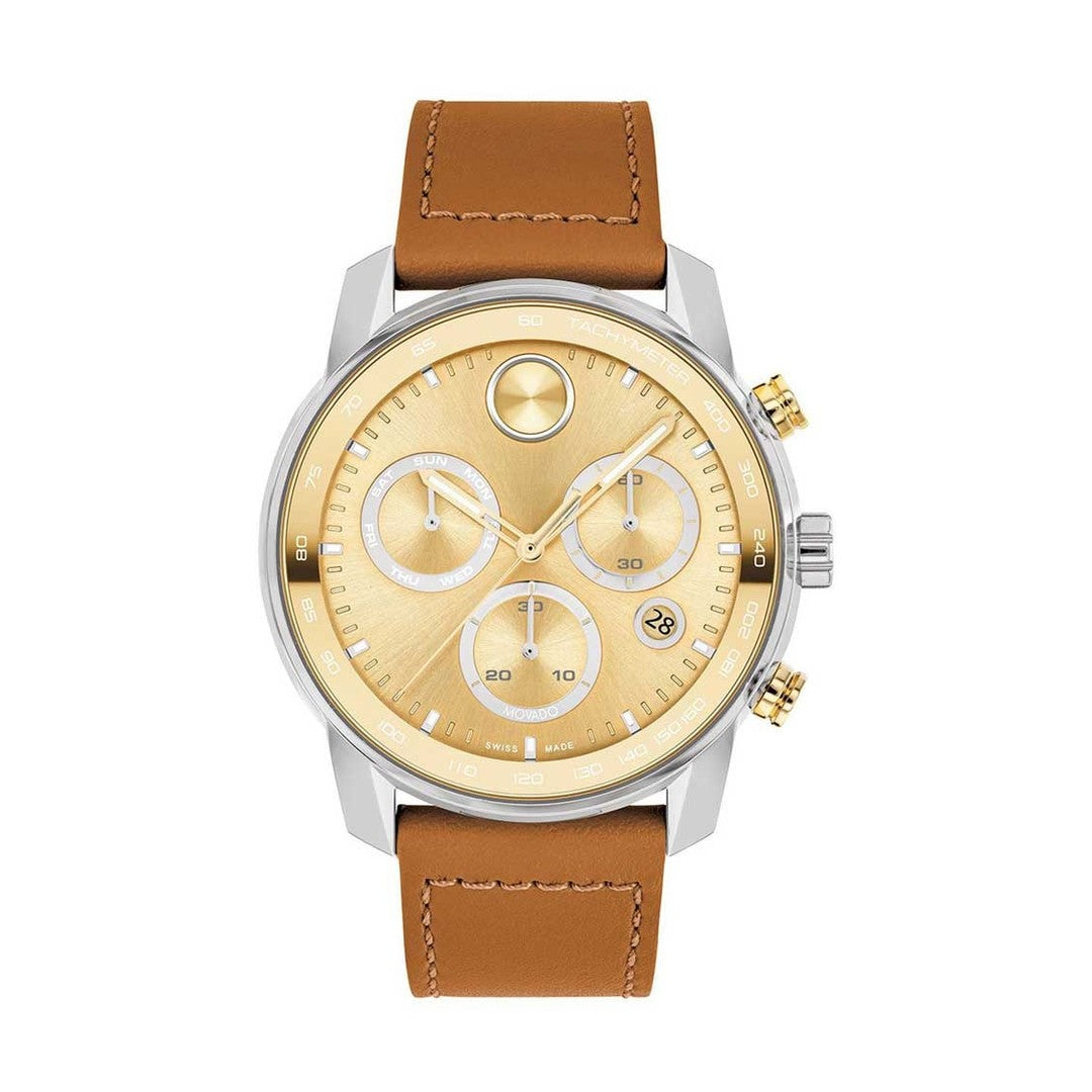 Movado BOLD Verso Gold Dial Men Watch 3600908