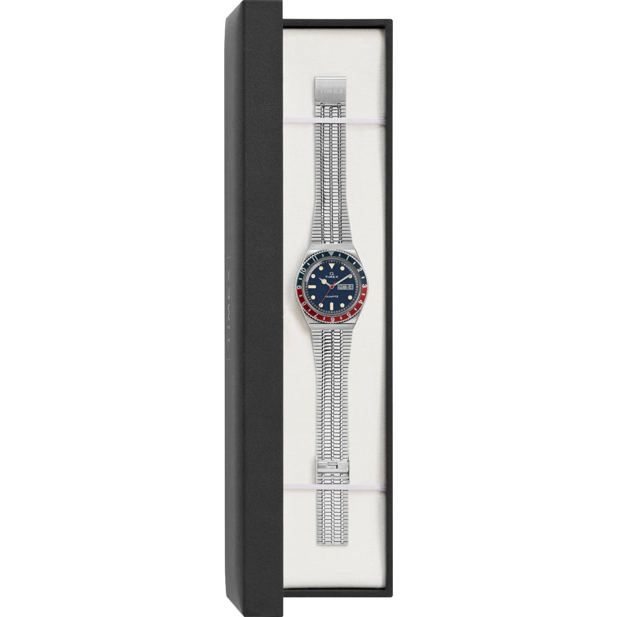 Timex Q Timex Blue Dial Analog Date Men's Watch TW2T80700U9