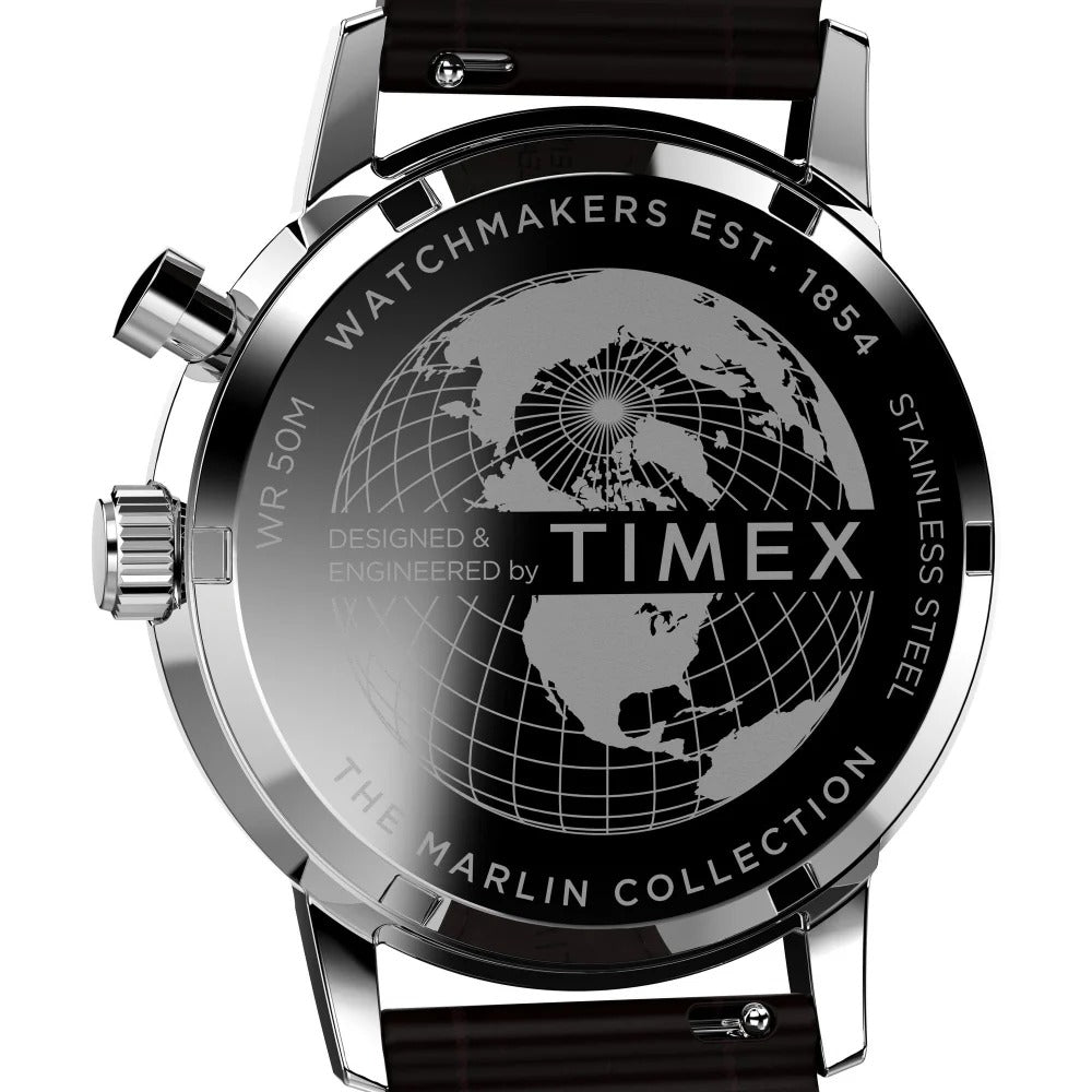 Timex Marlin Rose Gold Dial Multifunction Moon Phase Men's Watch TW2W51100UJ