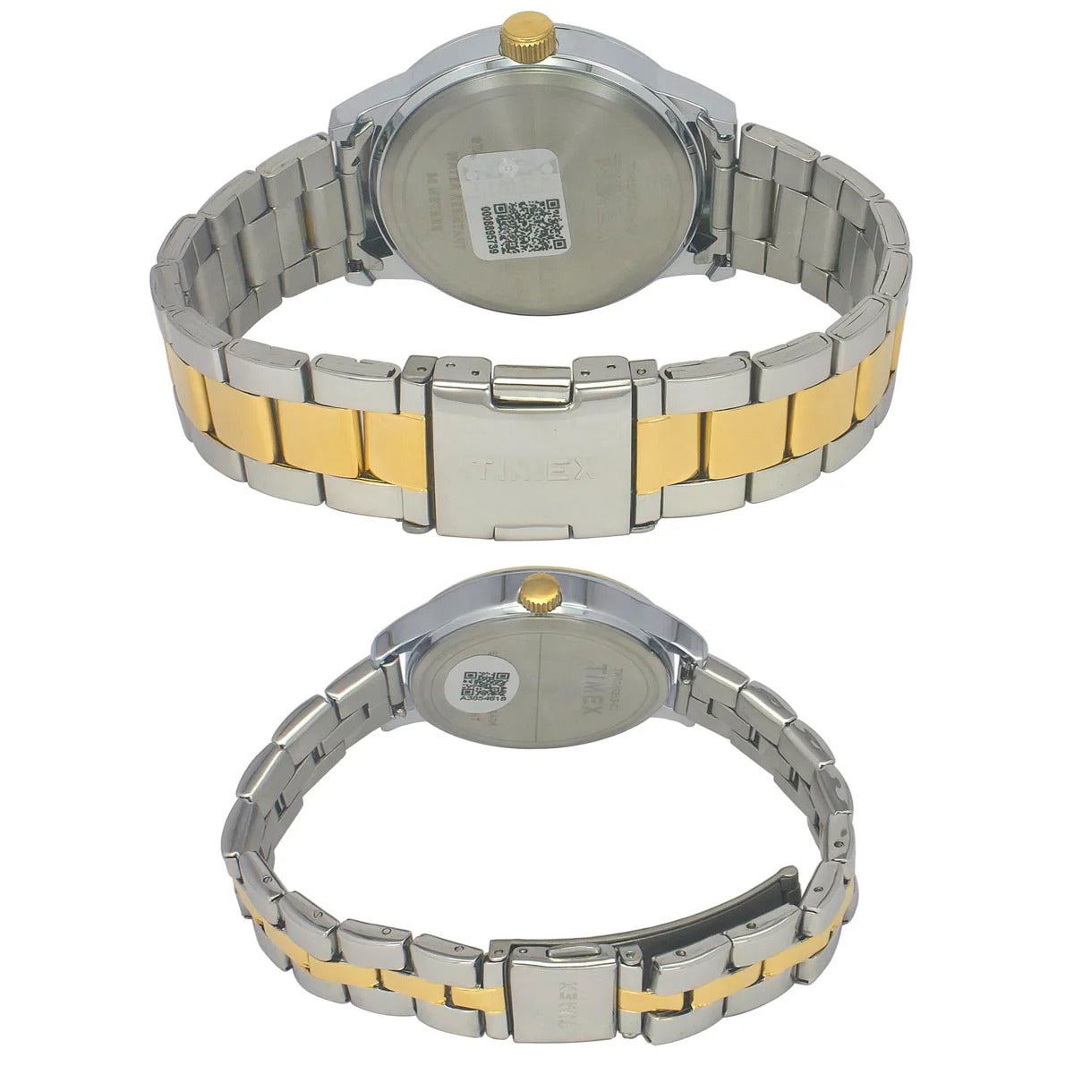 Timex Fashion Quartz Teal Dial Multi-Function Stainless Steel Couple Watch TW00PR315