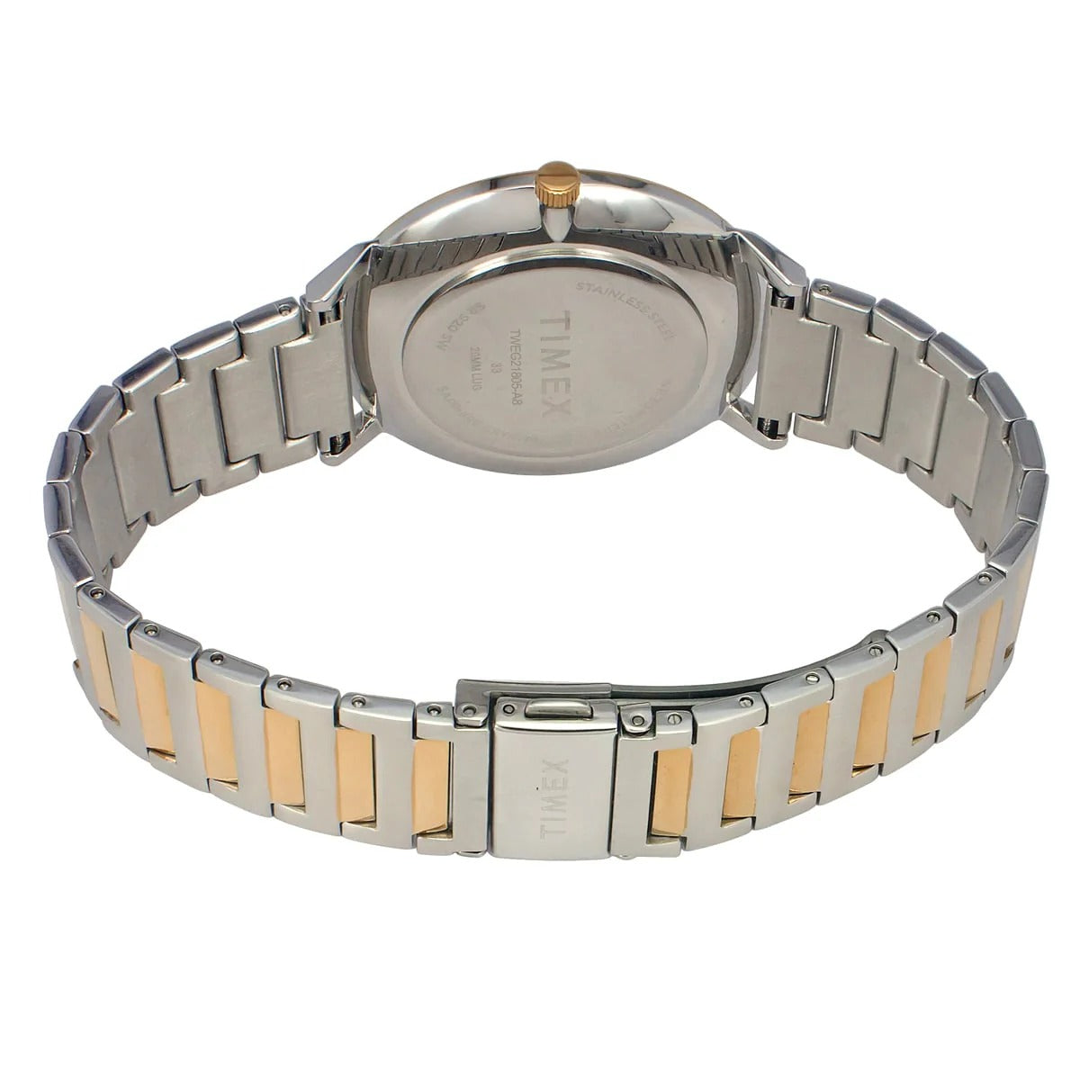 Timex Fashion Quartz Black Dial Analog Stainless Steel Men's Watch TWEG21905