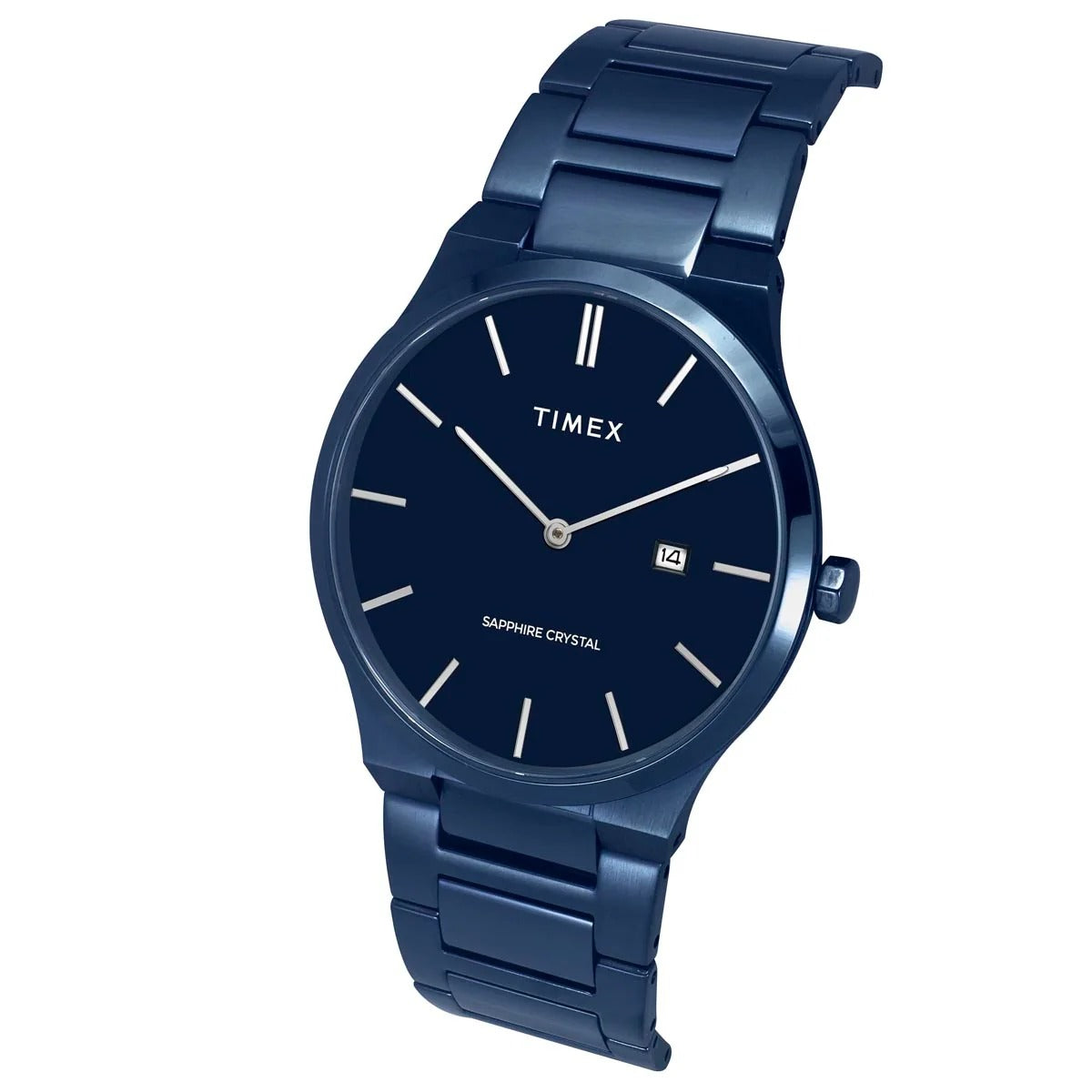 Timex E-Class Blue Dial Analog Stainless Steel Men's Watch TWEG23602