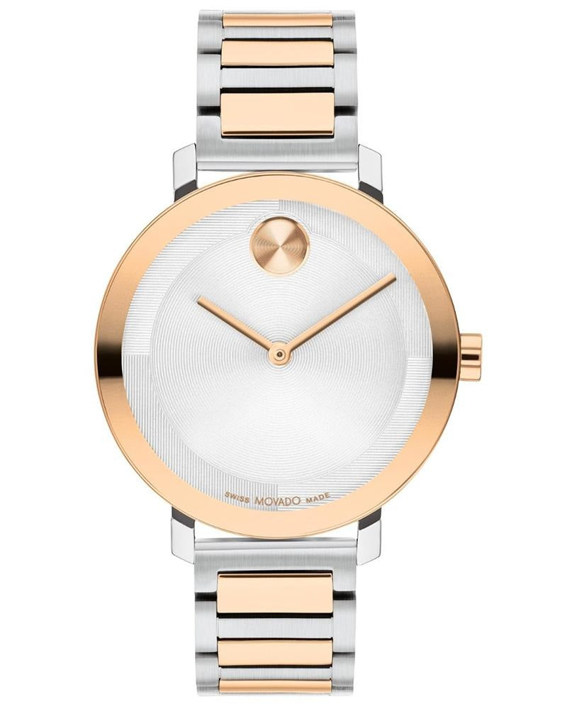 Bold Women Quartz Silver Dial Analog Stainless Steel Watch 3601141