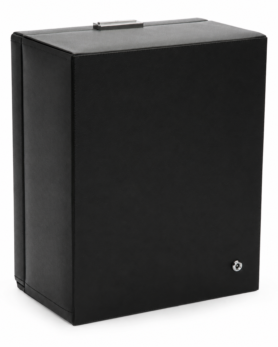 Luxury 4 Slot Watch Winder for Automatic Watches – Silent Japanese Motor with LED Display & Premium Leather Finish – Black