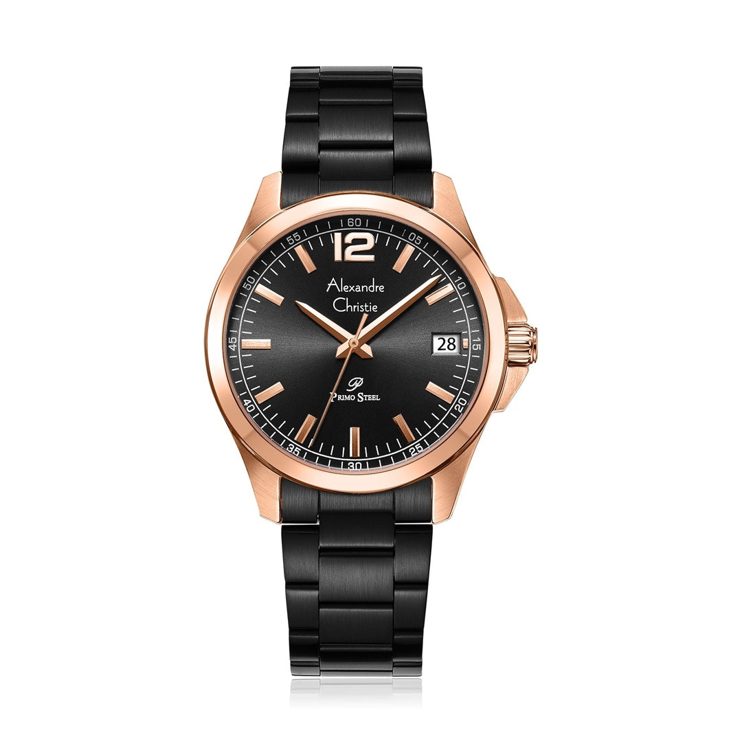 Alexandre Christie,1031MDBBRBA, Men , Quartz Dial , 40mm,Black