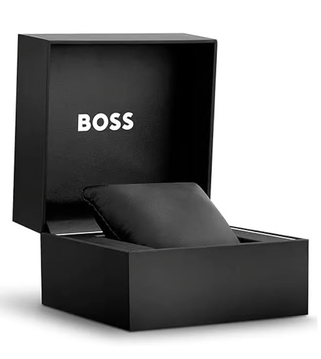 Boss Runner Women Chronograph Analog Silver Dial Two-Tone Stainless Steel Watch 1502756