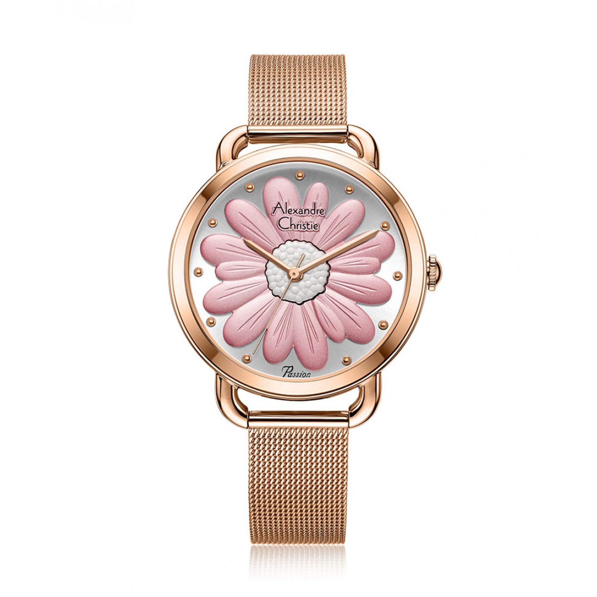 Alexandre Christie,2852LHBRGLN, Women , Quartz Dial , 36mm,Rose Gold