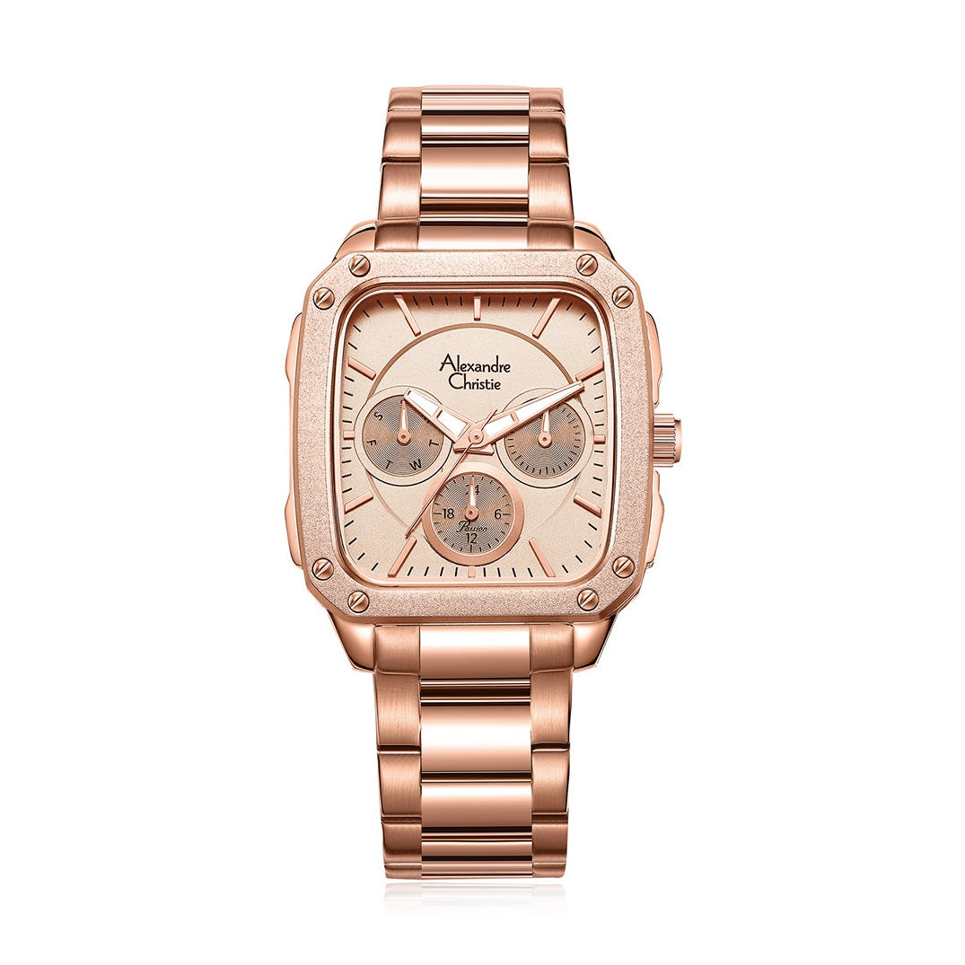 Alexandre Christie,2996BFBRGLN, Women , Quartz Dial , 33mm,Rose Gold