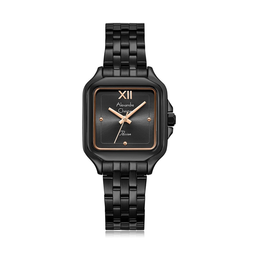 Alexandre Christie,2B55LHBIPDGRG, Women , Quartz Dial , 29mm,Black