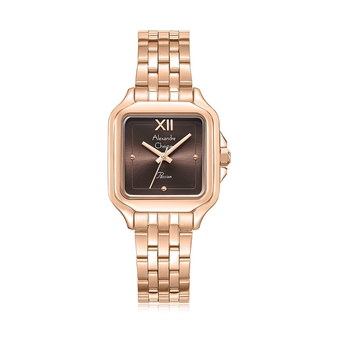 Alexandre Christie,2B55LHBRGBO, Women , Quartz Dial , 29mm,Brown