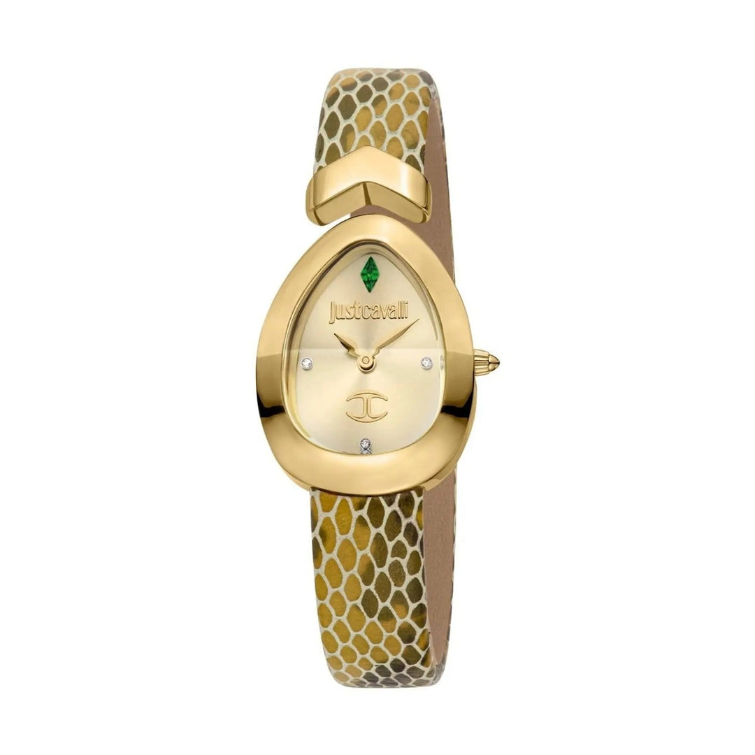 Just Cavalli JC1L321L0035 Women Analog Watch | Silver Stainless Steel Strap | Silver Dial | Quartz
