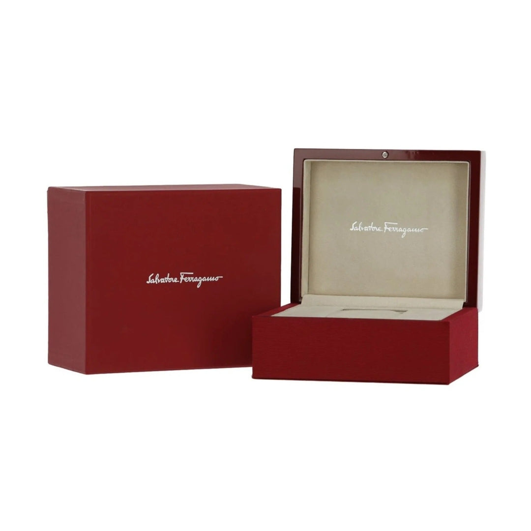Salvatore Ferragamo Gancini Women's Quartz White Dial Analog Stainless Steel Watch SFIY00719