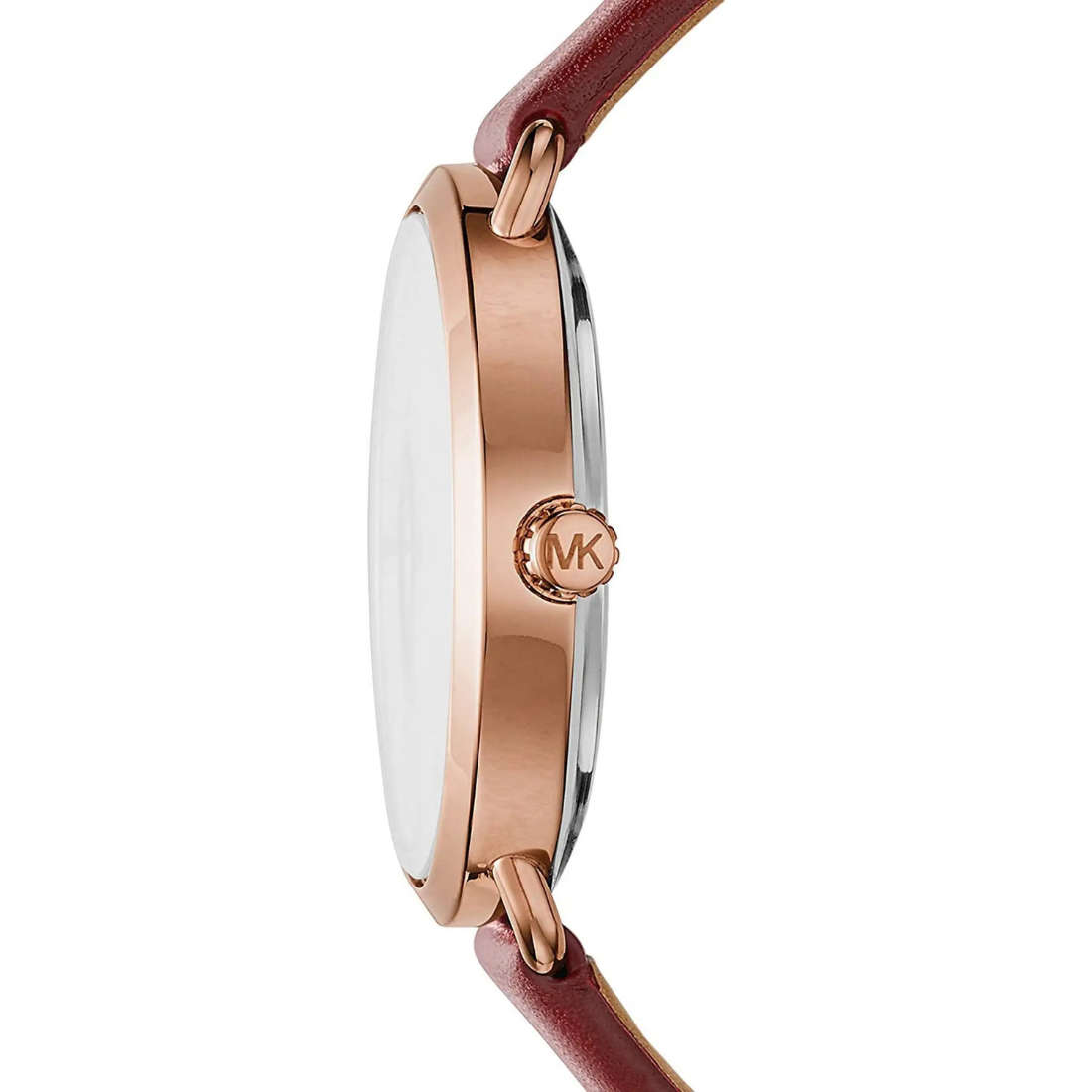Michael Kors Portia Quartz White Dial Leather Strap Women's Watch -MK2711