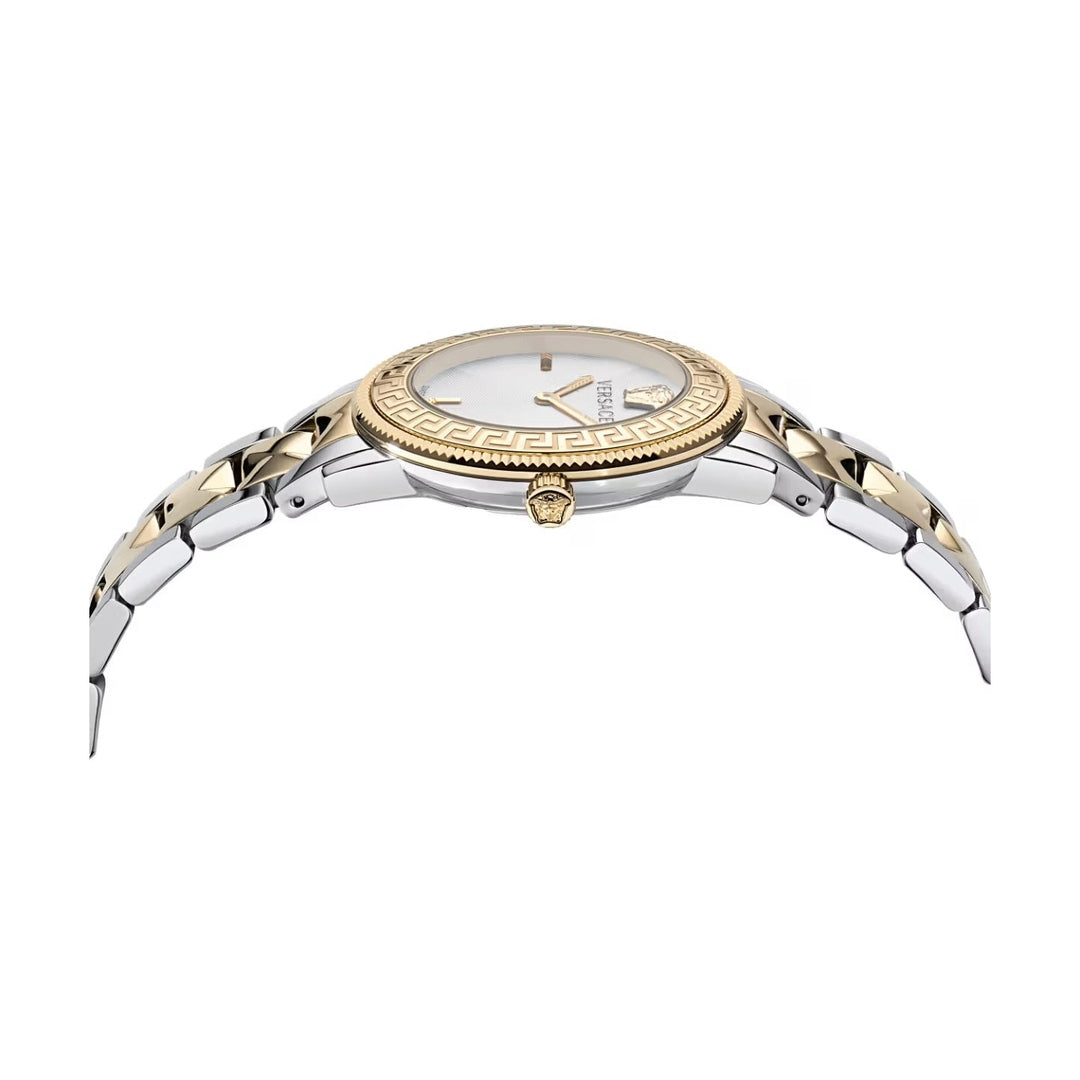 Versace Tribute Women's Analog White Dial Watch-Ve2P00422