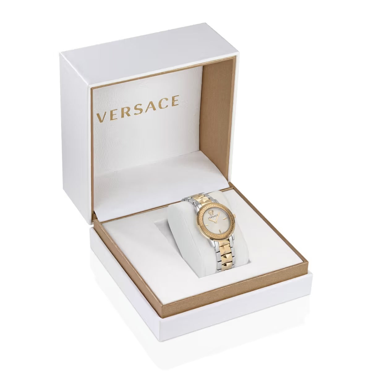 Versace Tribute Women's Analog White Dial Watch-Ve2P00422