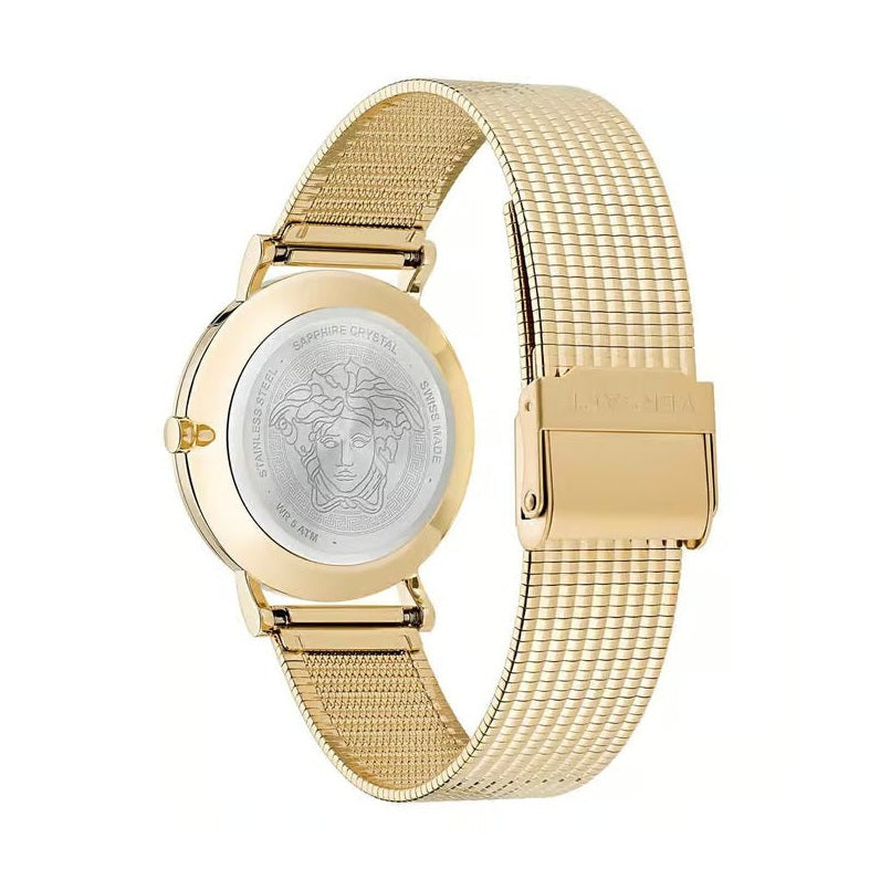 Versace Women Quartz Green Dial Analog Stainless Steel Watch VE3M00622