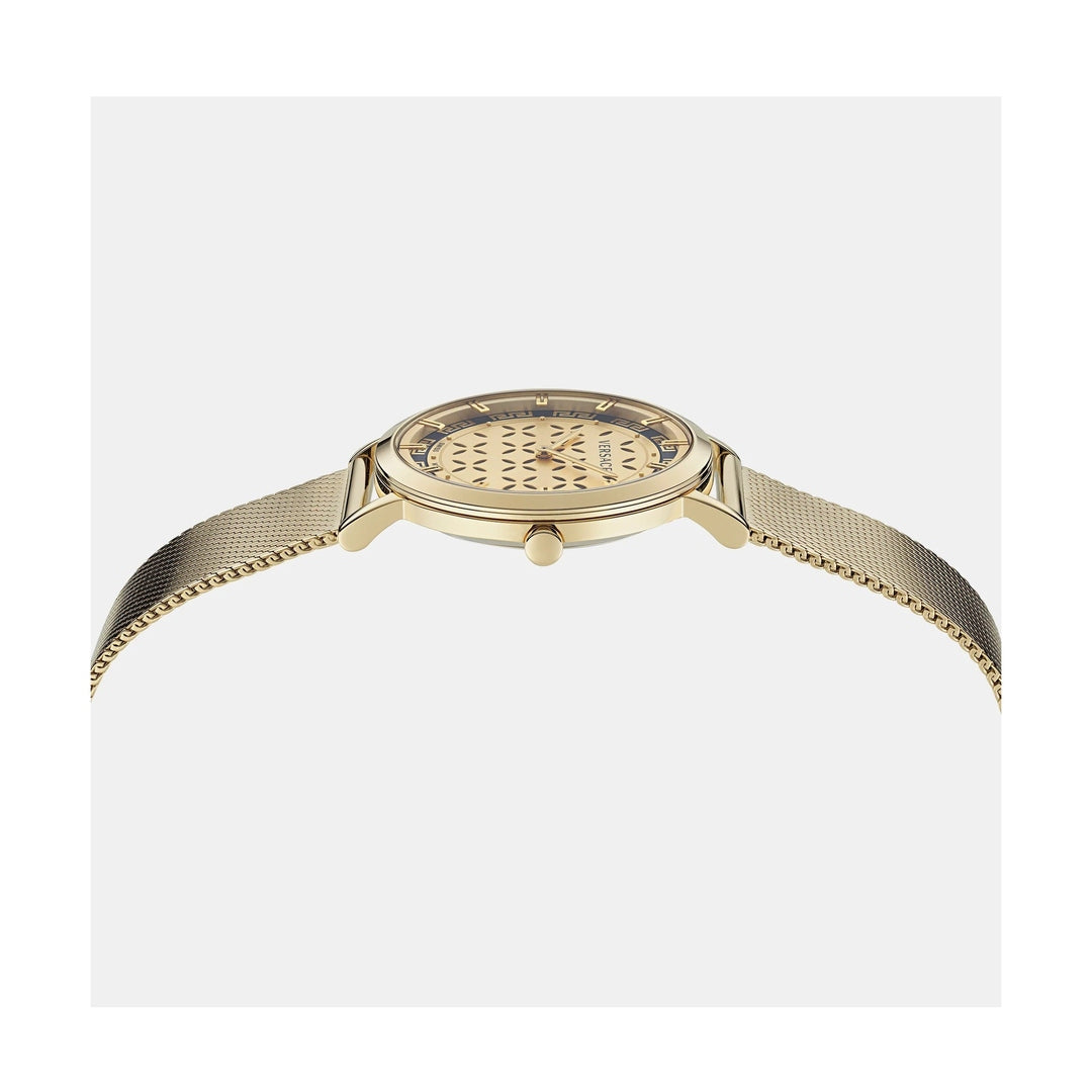 Versace Ver.New Generation(Wc-3M) Women's Quartz Gold Dial Analog Stainless Steel Watch VE3M01223