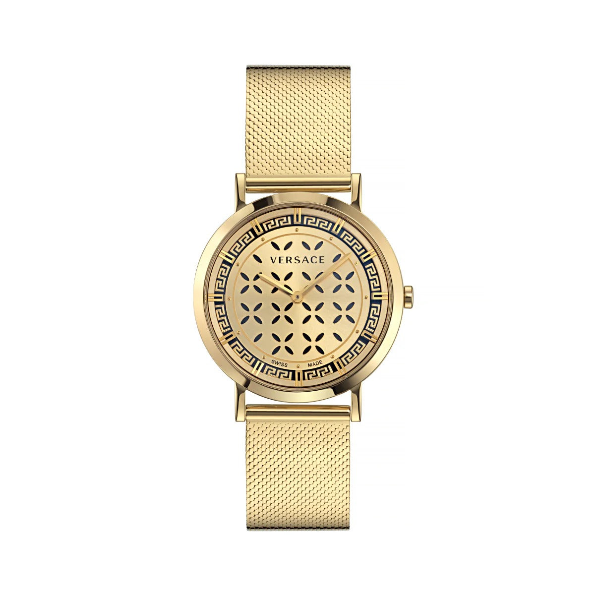 Versace Ver.New Generation(Wc-3M) Women's Quartz Gold Dial Analog Stainless Steel Watch VE3M01223