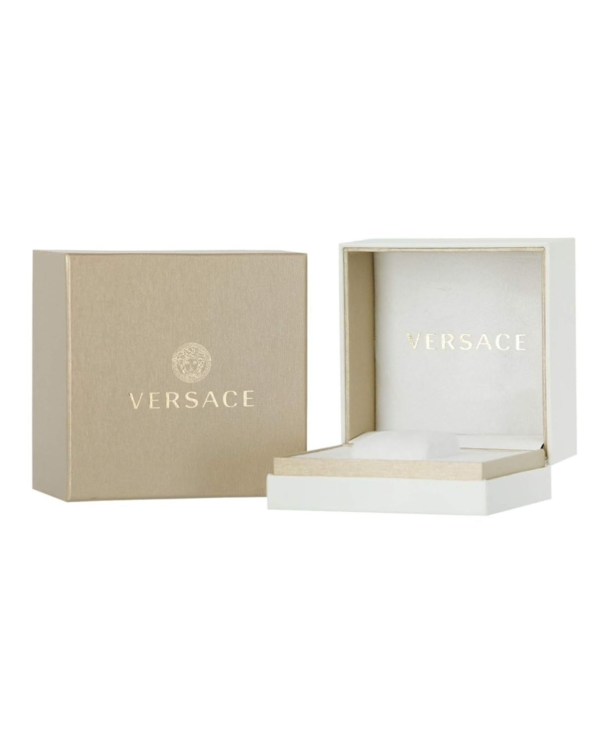 Versace Aion Men's Quartz White Dial Analog Stainless Steel Watch VBR040017