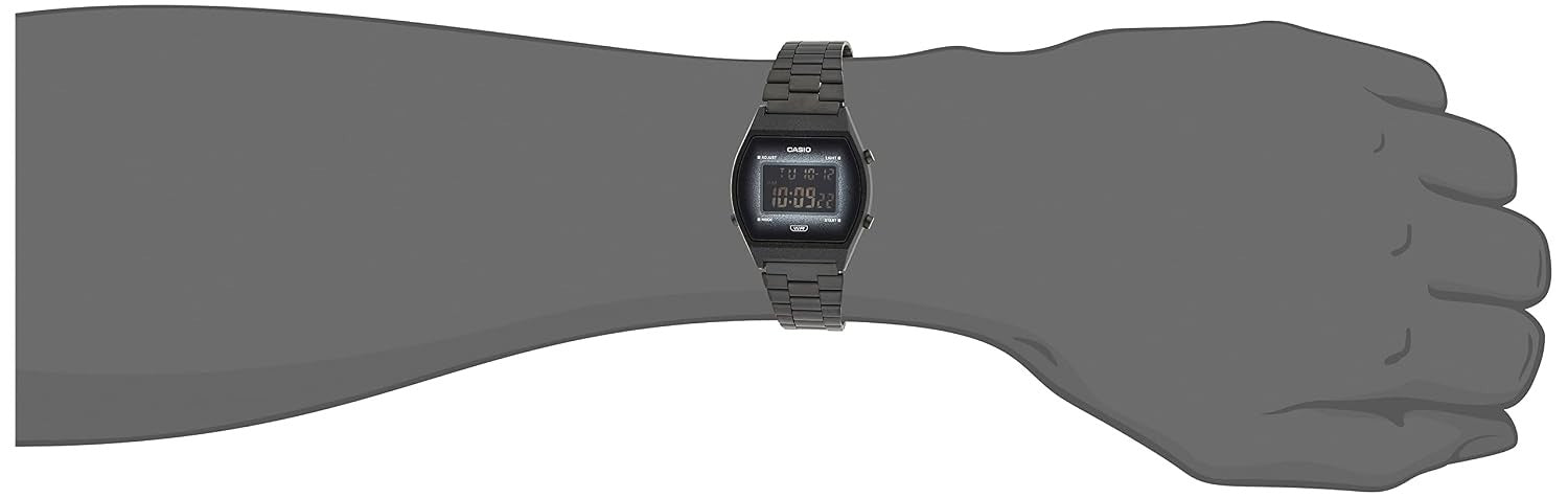 Casio Vintage Quartz Black Digital Unisex Watch B640WBG-1BDF [D185]