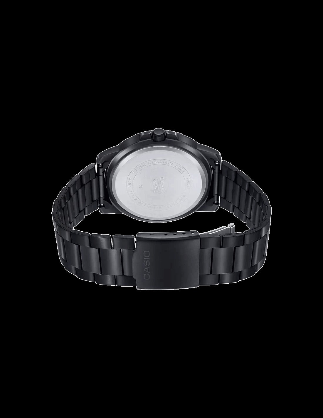 Casio Enticer Black Dial Stainless Steel Strap Analog Men's Watch MTP-VD01B-1BVUDF [A1979]