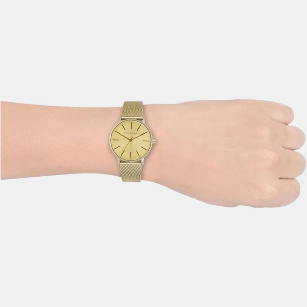 Armani Exchange Lola Gold Mesh Women's Watch AX5536
