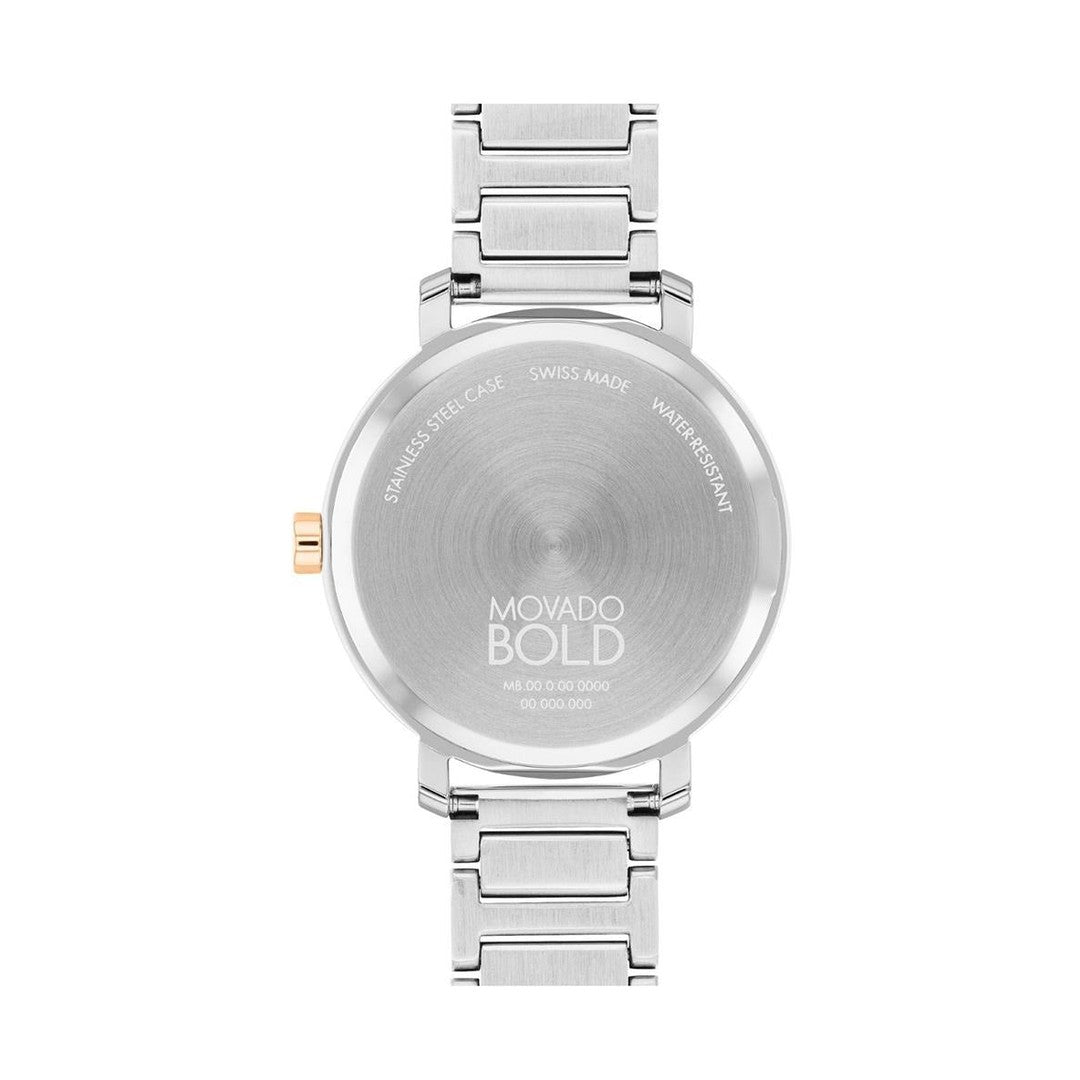 Bold Women Quartz Silver Dial Analog Stainless Steel Watch 3601141