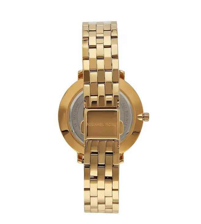 Michael Kors Pyper Quartz Gold Dial Stainless Steel Bracelet Women's Watch -MK3898