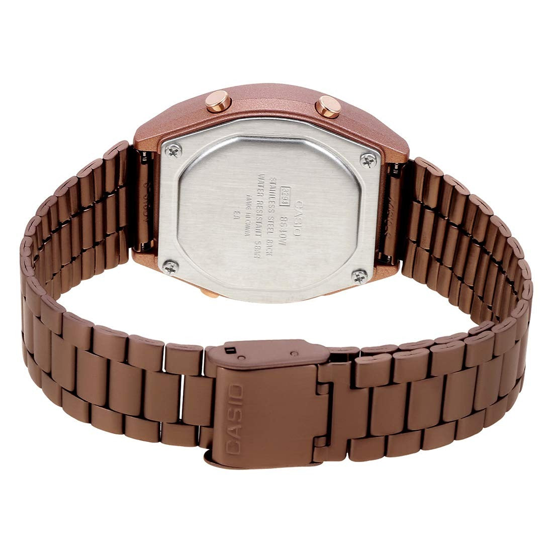 Casio Vintage Digital Rose Gold Dial Stainless Steel Women's Watch B640WCG-5DF [D187]