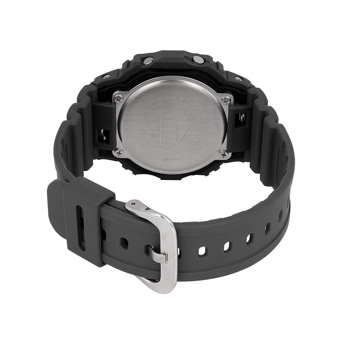 G-Shock Grey White Dial Resin Strap Digital Men's Watch DW-5610UU-8DR (G1647)