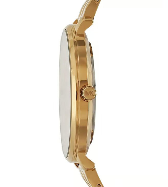 Michael Kors Pyper Quartz Gold Dial Stainless Steel Bracelet Women's Watch -MK3898