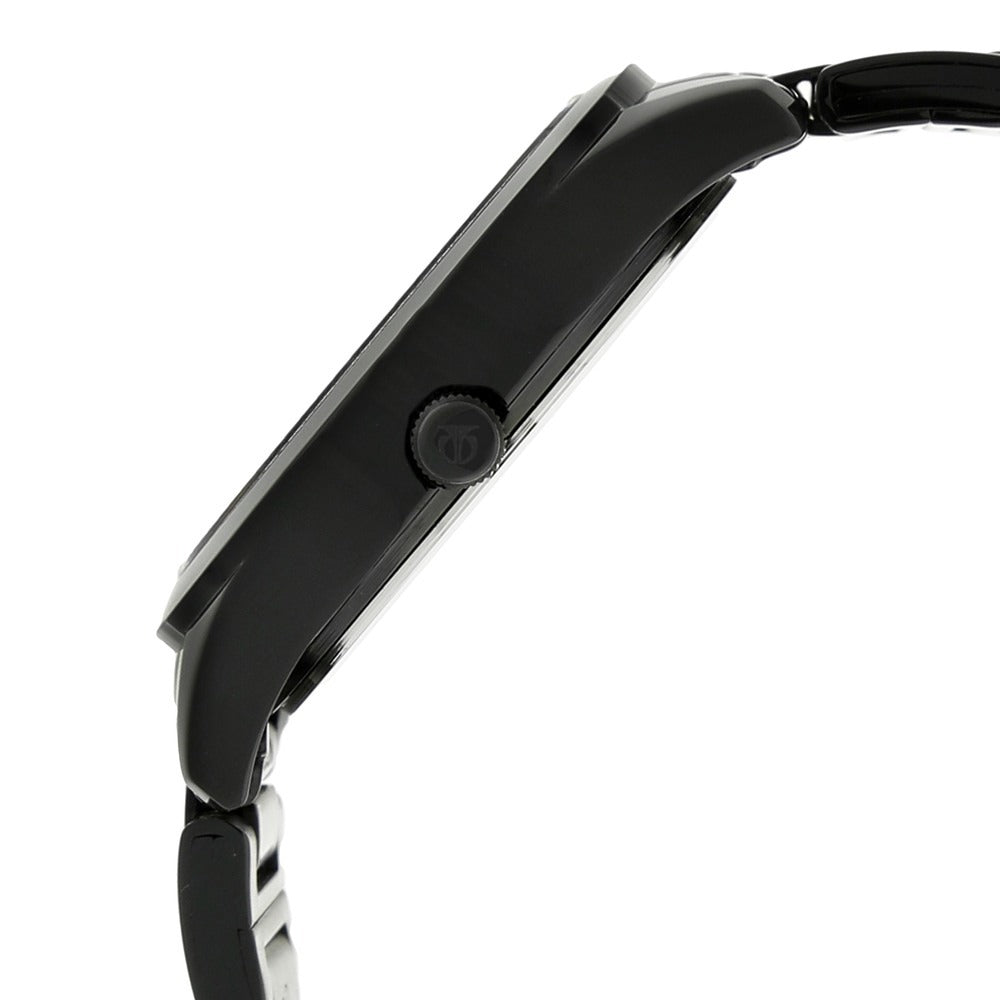 Titan Quartz Analog with Day and Date Black Dial Stainless Steel Strap Watch for Women - NT2570NM01