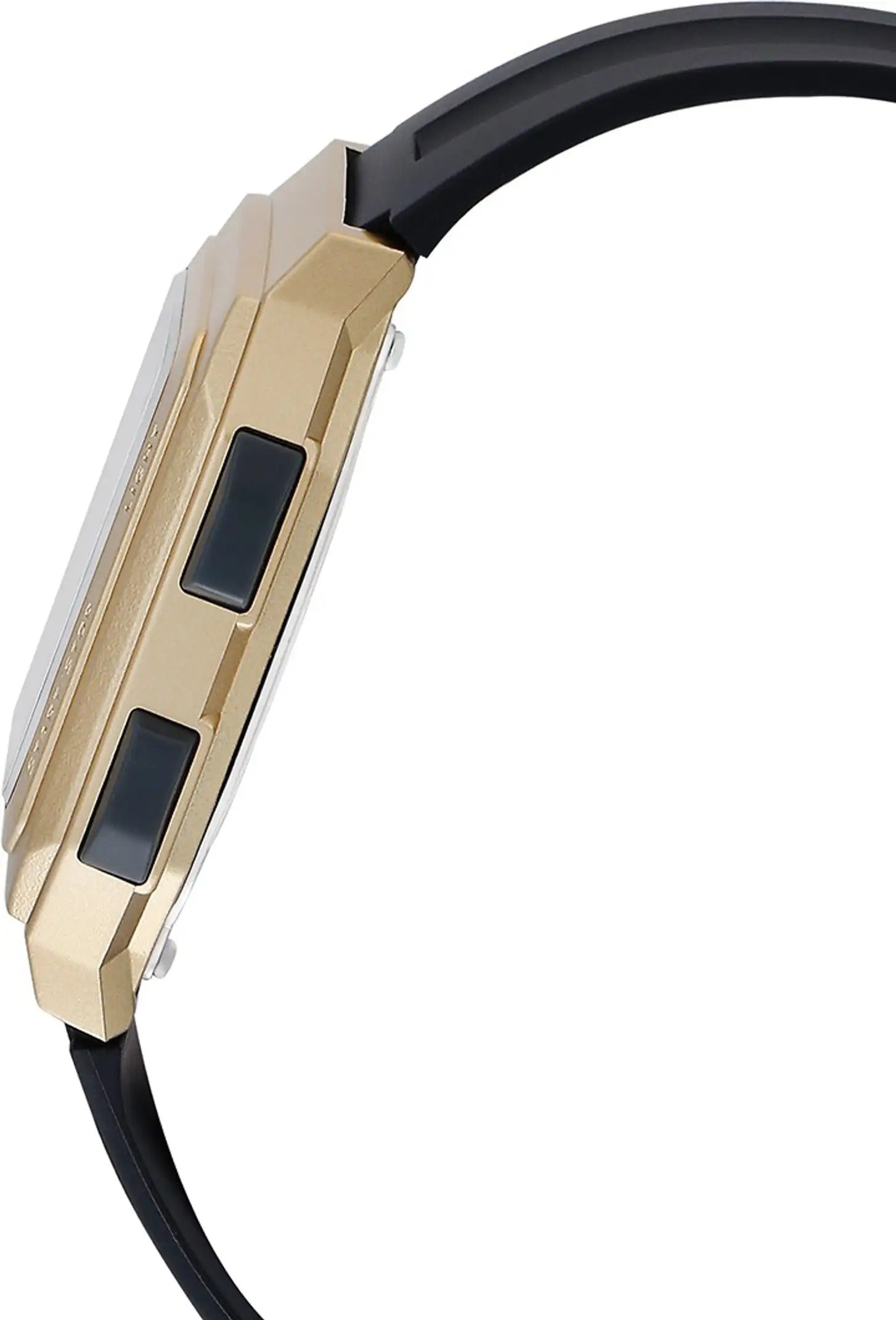 Casio Big Digits Quartz Gold-Tone Digital Unisex Watch F-201WAM-9AVDF