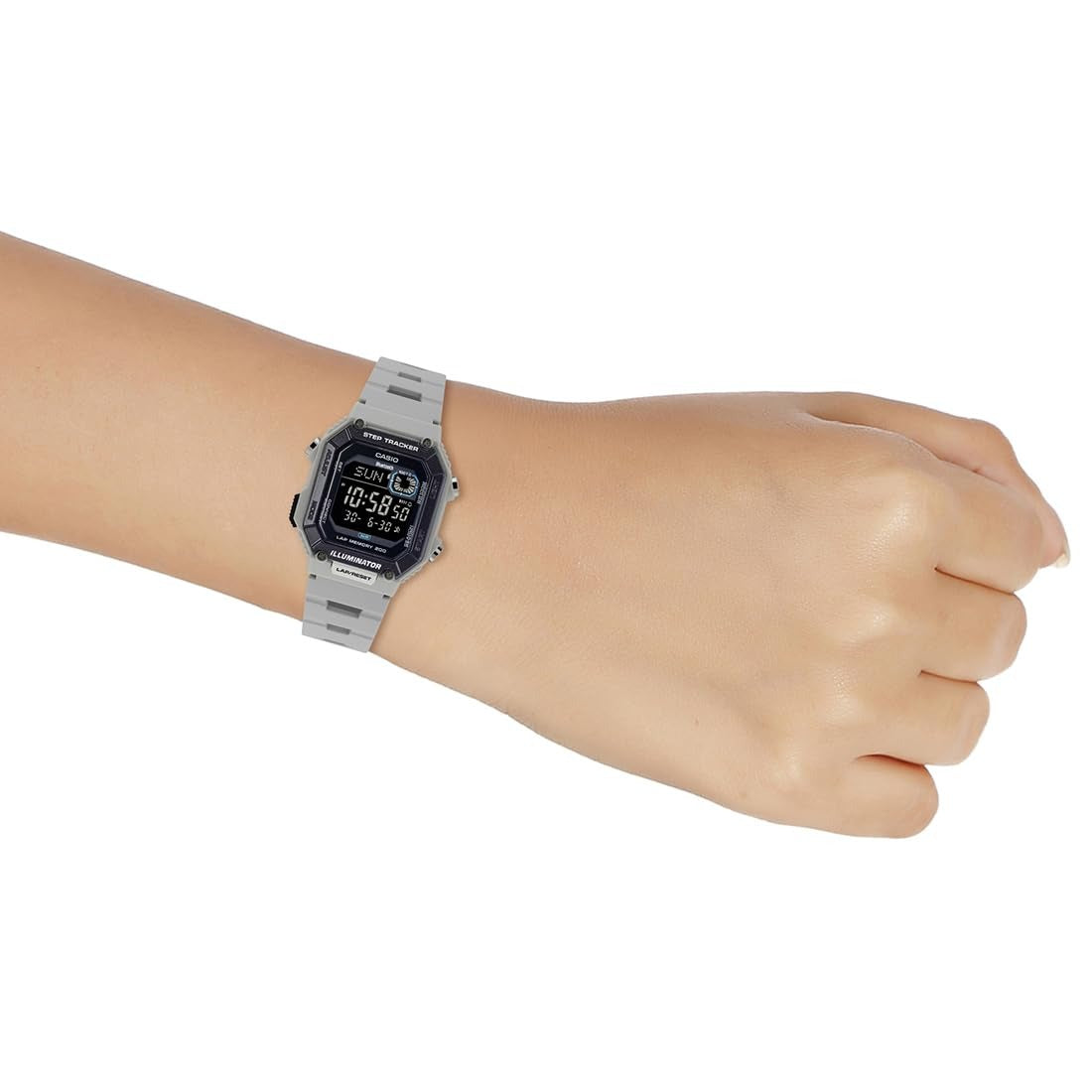 Casio Youth Bluetooth Digital Grey Dial Unisex Watch WS-B1000-8BVDF [D354]