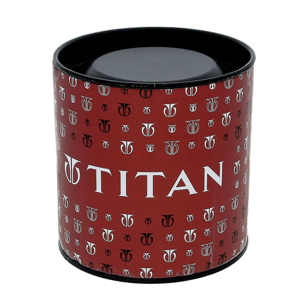 Titan Karishma Black Dial Analog with Day and Date Stainless Steel Strap watch for Men - NT1636SM01