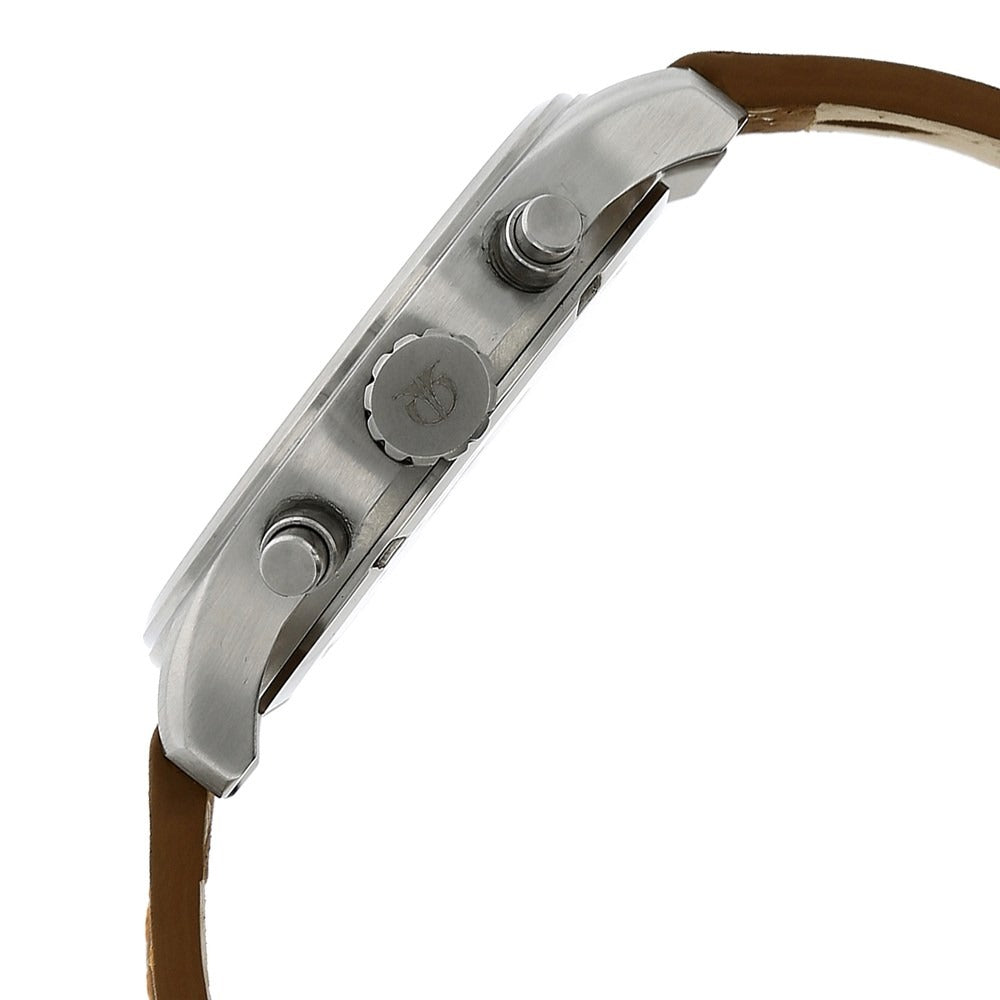 Titan Chronograph Brown Dial Leather Strap watch for Men 1634SL03