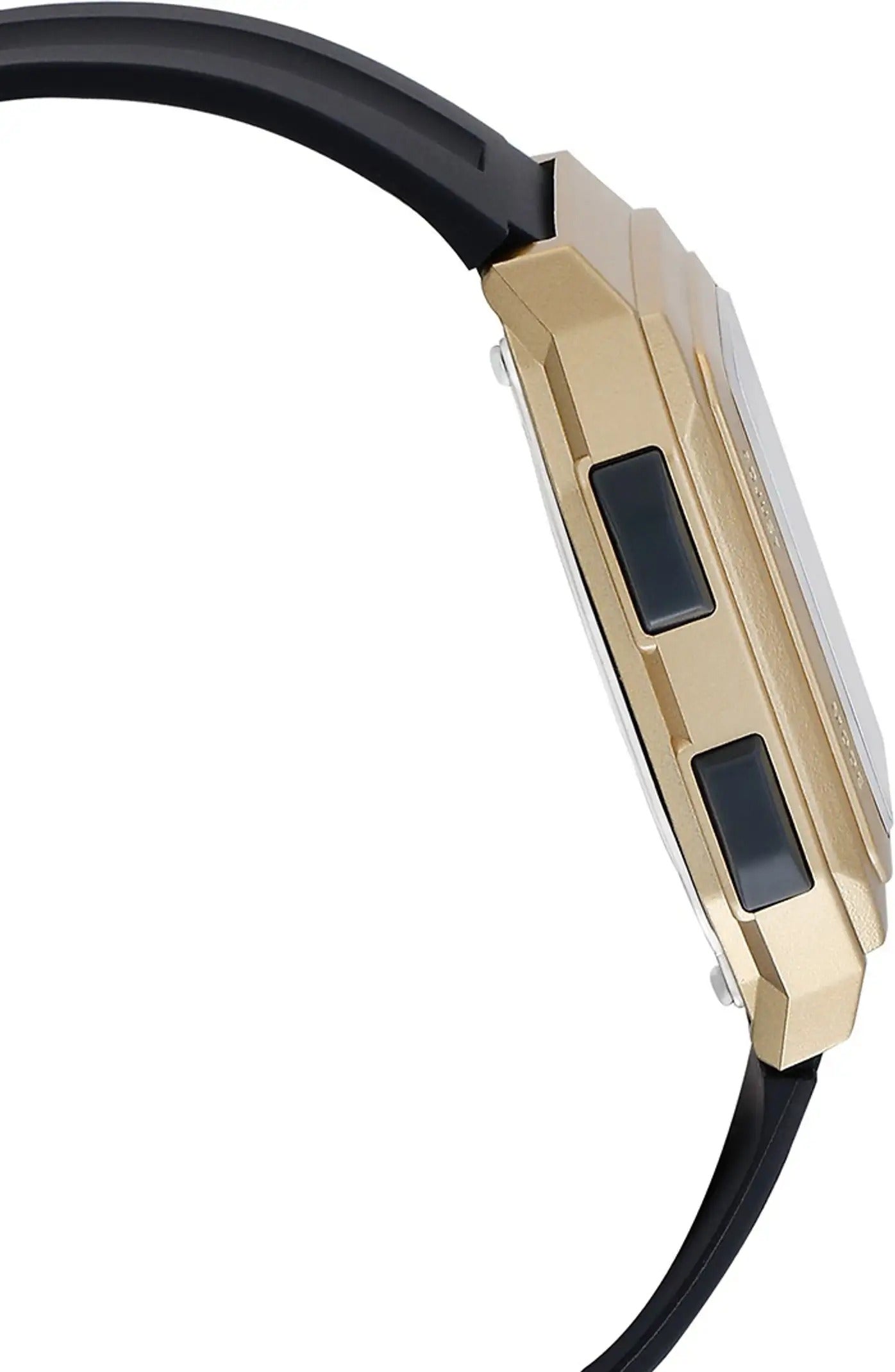 Casio Big Digits Quartz Gold-Tone Digital Unisex Watch F-201WAM-9AVDF