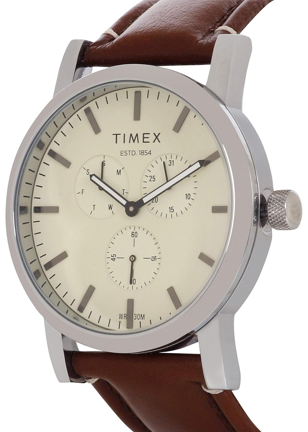 Timex Fashion Beige Dial Multifunction Function Men's Watch -TWEG16608